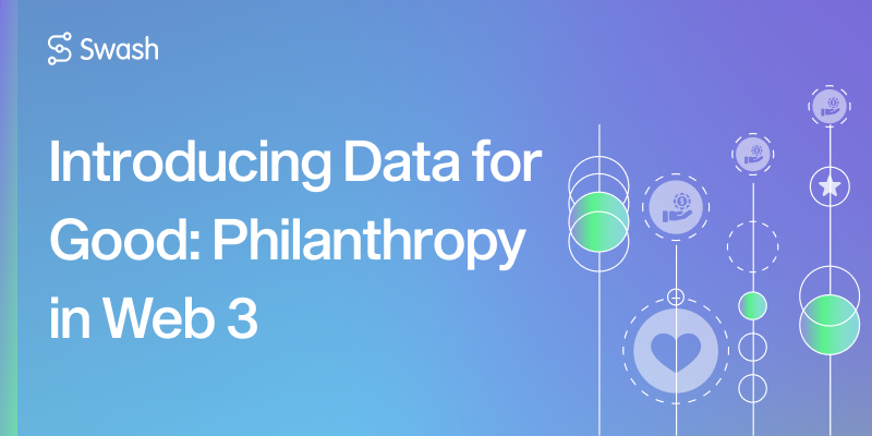 Introducing Data for Good: Philanthropy in Web 3