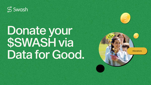 How to: Donate your $SWASH via Data for Good